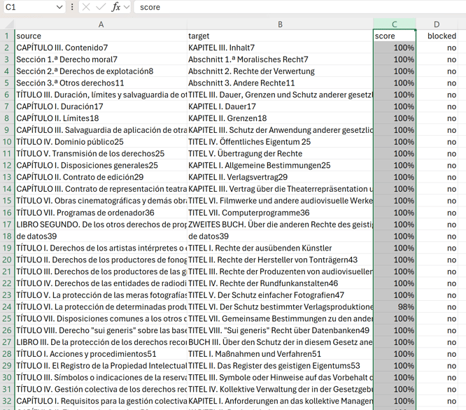 3 ECO Platform transforms PDF to bilingual csv with quality score and segment locked information
