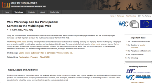Multilingual Web Pisa 2011