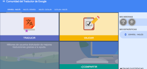 Users can translate and interact with Google Translate interface