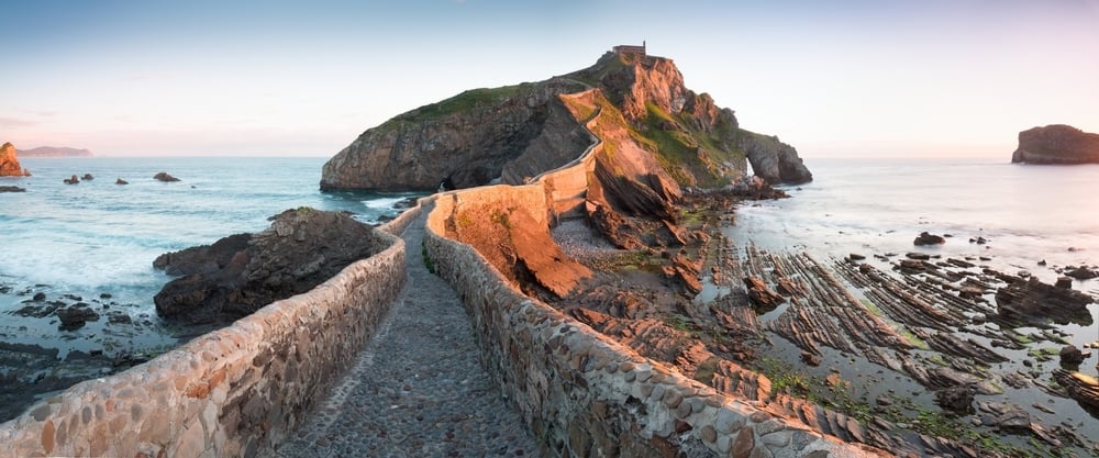 Landscape of the hermitage of San Juan de Gaztelugatxe island_2-1