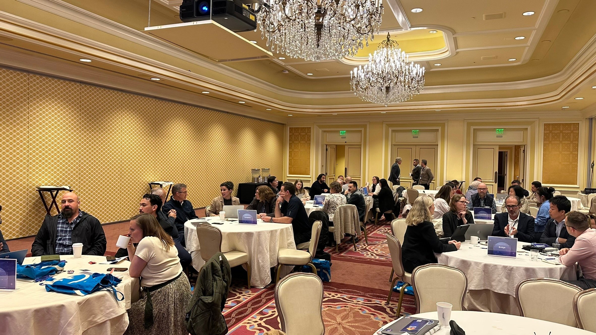 One of TAUS roundtable discussions with Manuel Herranz Pangeanic Ann Huels PGLS on the right