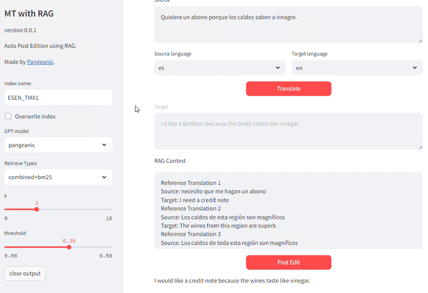 Pangeanic Deep Adaptive Machine Translation system adapts with only a few samples